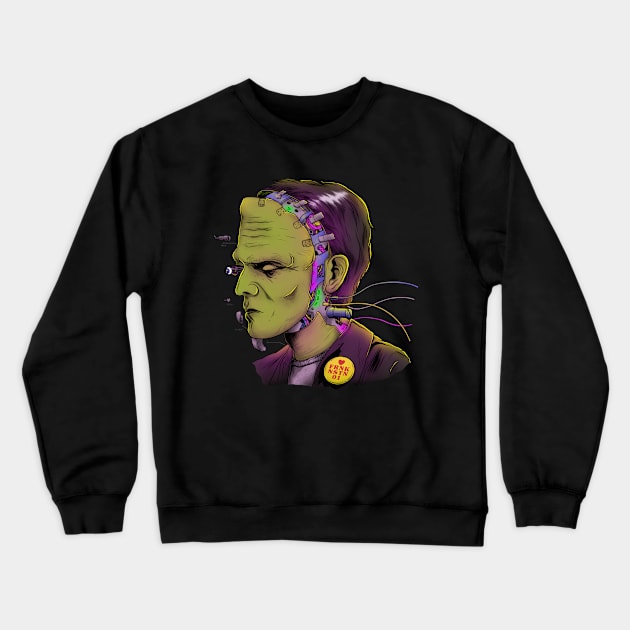 CYBER FRANK Crewneck Sweatshirt by ALFBOCREATIVE